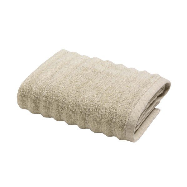 Bēšs frotē kokvilnas dvielis 50x90 cm Maya – douceur d'intérieur