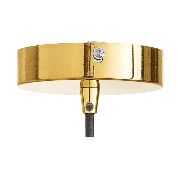 Dzintara dzeltena piekaramā lampa ar stikla abažūru ø 22 cm Adar – Bloomingville-image-2