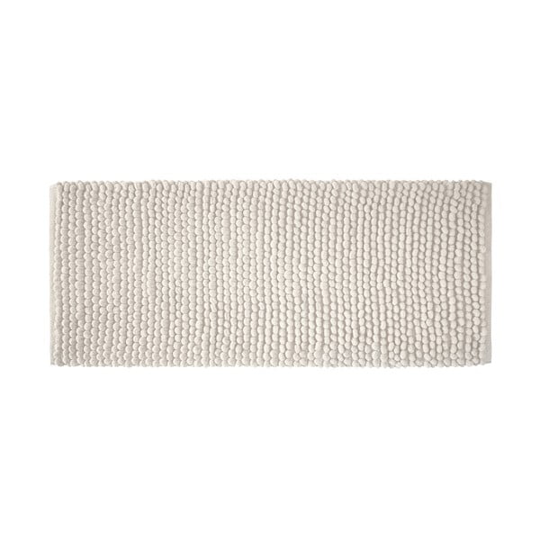 Balts vannas istabas paklājiņš 50x120 cm Aspen Bobble – Bianca