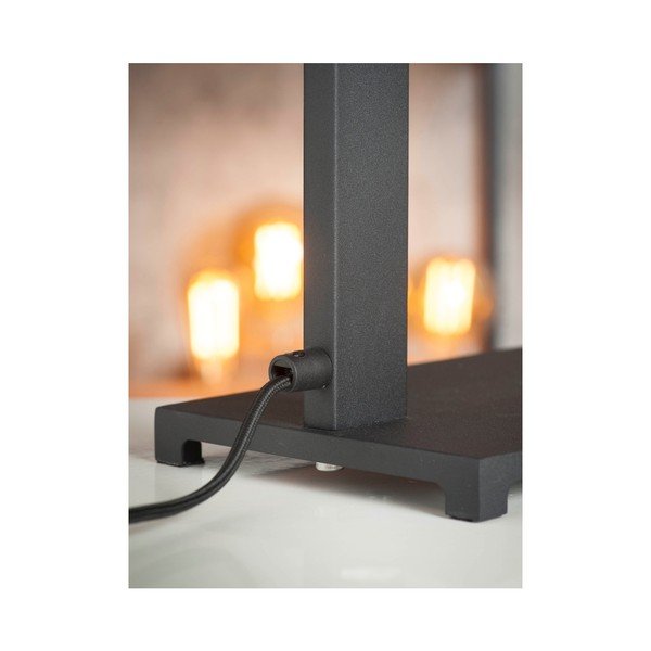 Melna galda lampa ar metāla abažūru (augstums 60 cm) Biarritz – it's about RoMi-image-2