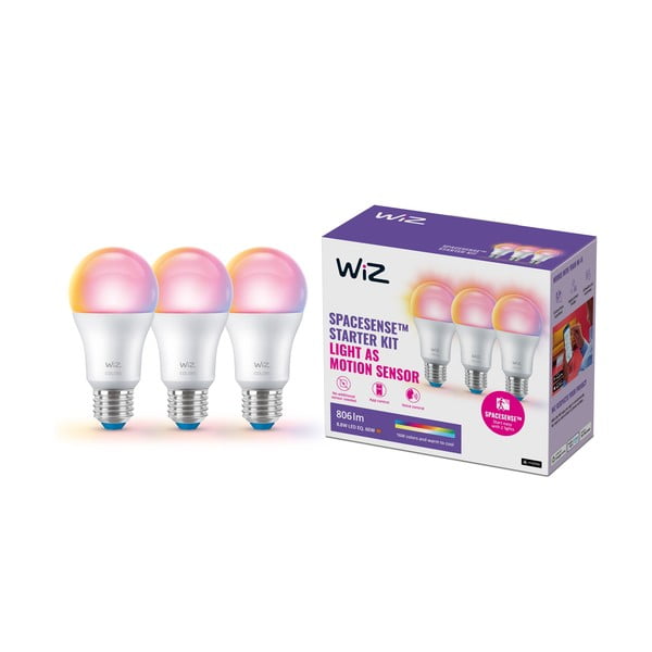 LED spuldzes ar E27 spuldžu ietveri (3 gab.), 9 W – WiZ-image-3