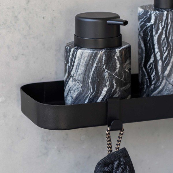 Melns tērauda sienas vannas istabas plaukts Carry – Mette Ditmer Denmark-image-2