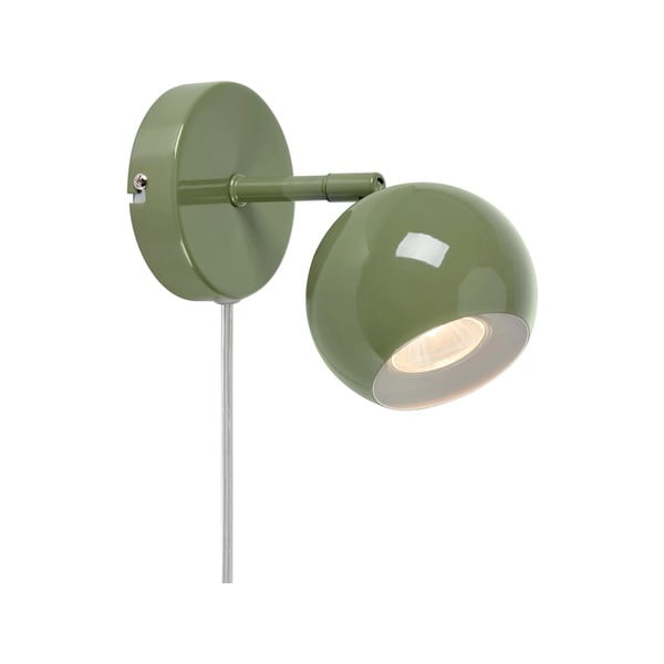 Zaļa sienas lampa ar vadu Pop – Markslöjd