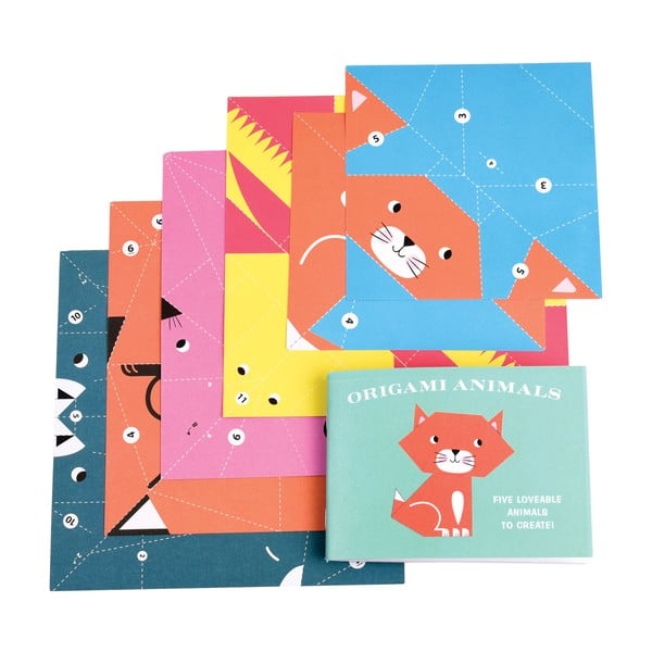 Papīra puzle Animals Origami – Rex London-image-3