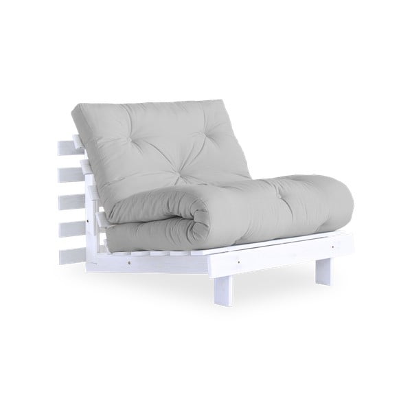 Izlaižams krēsls Karup Design Roots White Light Grey