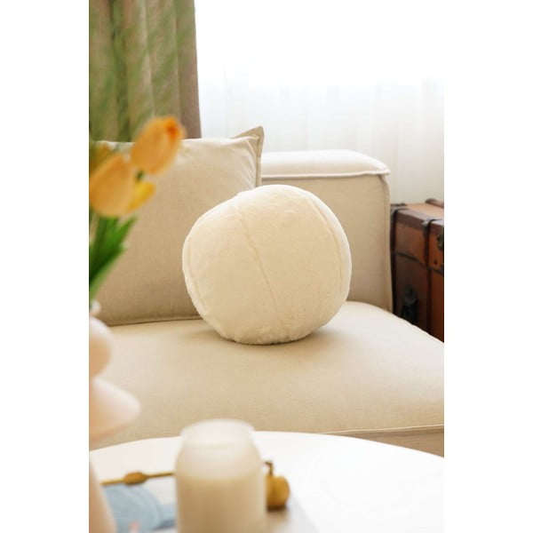 Mikroplīša dekoratīvais spilvens ø 25 cm Top – Mioli Decor-image-3