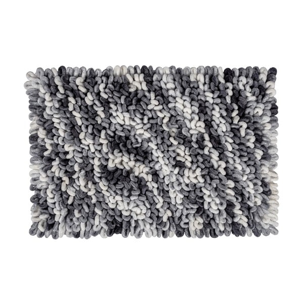 Dūmakaini zils tekstila vannas istabas paklājiņš 60x90 cm Lerici – Wenko