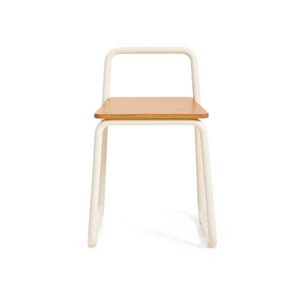 Bēšs metāla bērnu krēsls Tinn – Kave Home-image-2