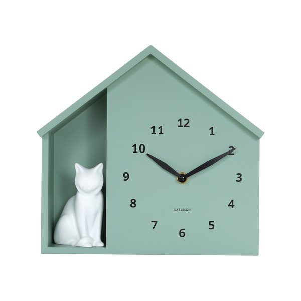Sienas pulkstenis Sitting Cat – Karlsson