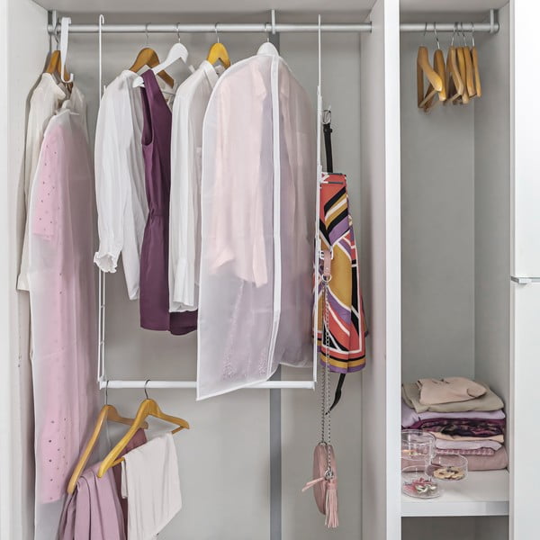 Balts apģērbu maiss Compactor Milky-image-1