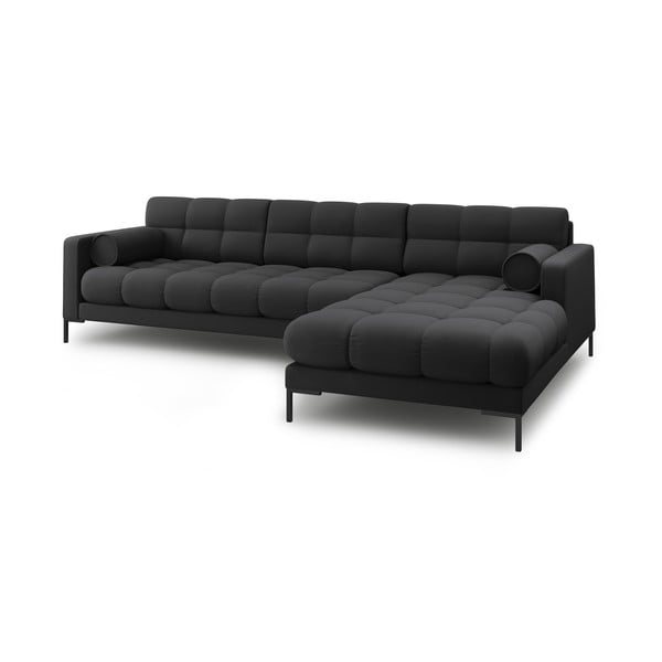 Tumši pelēks stūra dīvāns (ar labo stūri) Bali – Cosmopolitan Design-image-4