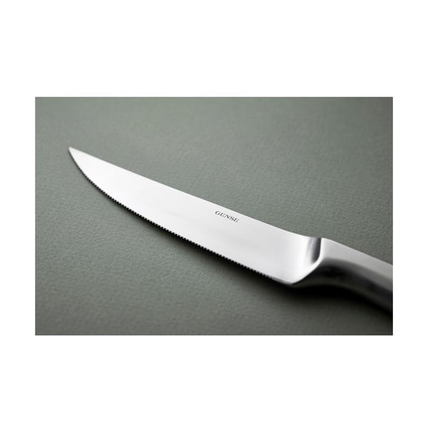 Sudraba krāsas nerūsējošā tērauda galda piederumi (4 gab.) Norm – Gense-image-4