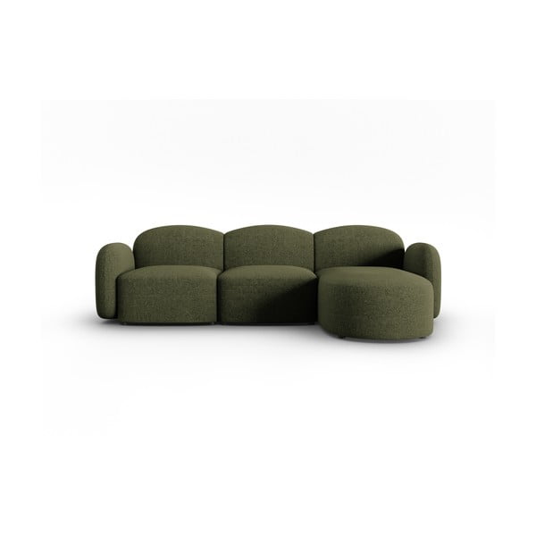Zaļš stūra dīvāns (ar labo stūri) Blair – Micadoni Home