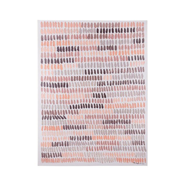 Glezna ar rokām krāsotiem elementiem ar rāmi/uz audekla 90x120 cm Naska – Bizzotto