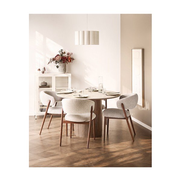 Bēšs polsterēts pusdienu krēsls Cavi – House Nordic-image-2