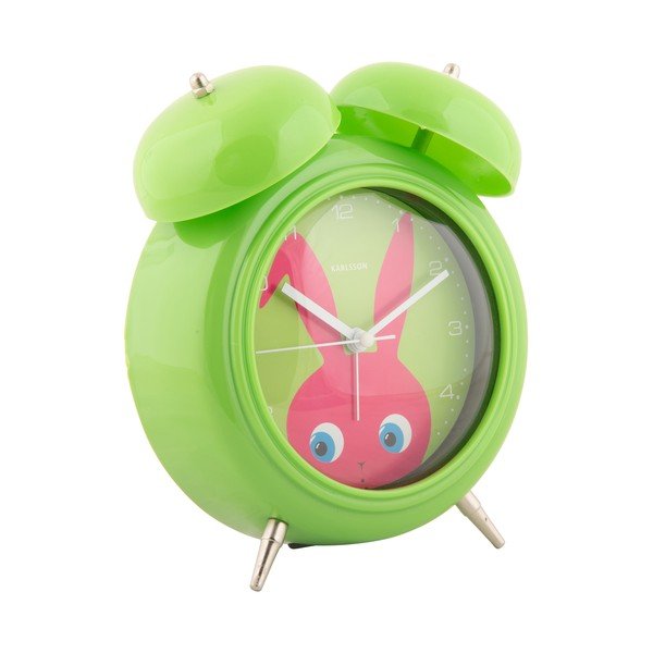 Bērnu modinātājpulkstenis ø 15 cm Peekaboo Bunny – Karlsson-image-3