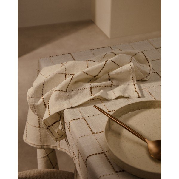 Kokvilnas galdauts 170x250 cm Ersen – Kave Home-image-2