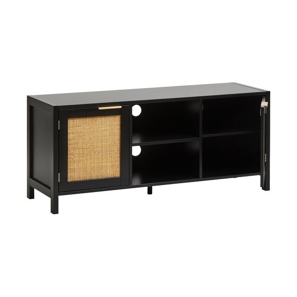 Melns TV galdiņš 120x52x38 cm Sherman – Premier Housewares-image-4