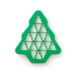 Zaļa Ziemassvētku formiņu veidne eglīšu formā Lékué Christmas Tree