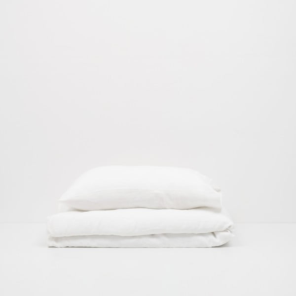 Bērnu balta lina spilvendrāna Linen Tales Nature, 40 x 60 cm-image-1