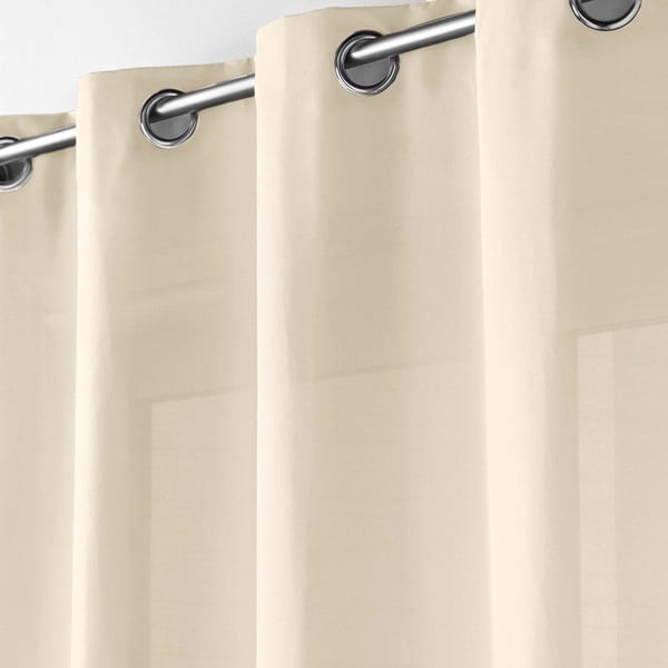 Bēšs mikrošķiedras aizkars 140x280 cm Absolu – douceur d'intérieur-image-1