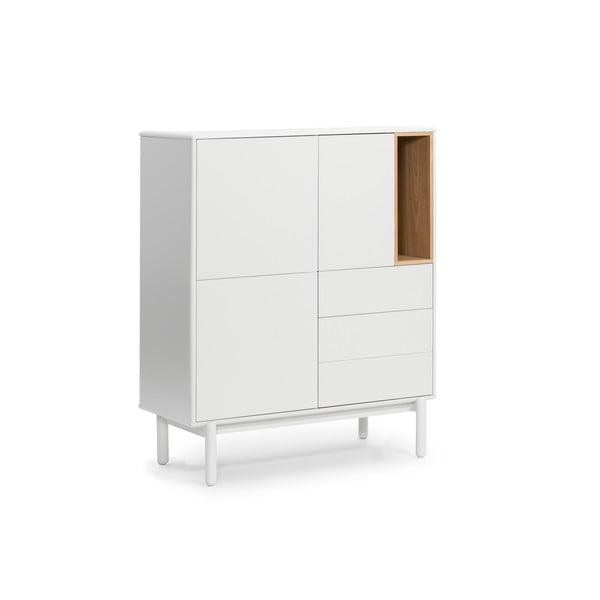 Krēmkrāsas kumode 100x120x40 cm Corvo – Teulat-image-2