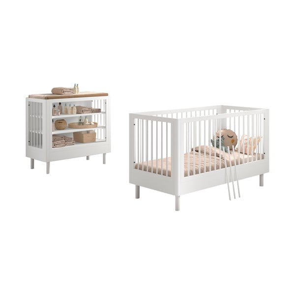 Dižskābarža masīvkoka bērnu mēbeļu komplekts (2 gab.) Forrest – Vipack