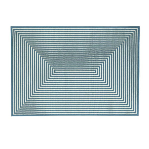 Zils āra paklājs Floorita Braid, 133 x 190 cm-image-1