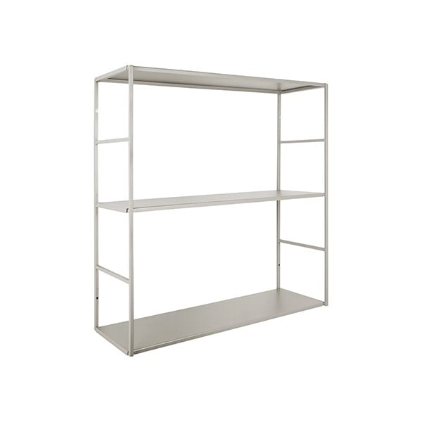 Melns metāla sienas plaukts PT LIVING Level, 60 x 60 cm-image-2