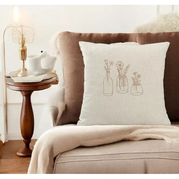 Spilvendrāna no kokvilnas maisījuma 45x45 cm – Mila Home-image-3