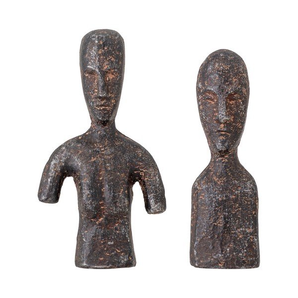 Metāla statuetes (2 gab.) 11,5 cm Rhea – Bloomingville-image-3