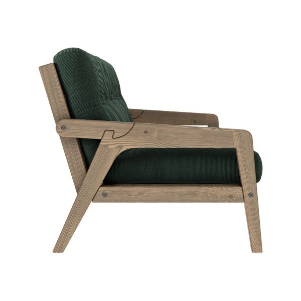 Zaļš velveta dīvāns 204 cm Grab – Karup Design-image-4