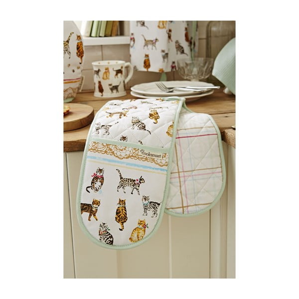 3 Cooksmart® Cats on Parade kokvilnas drāniņu komplekts-image-3