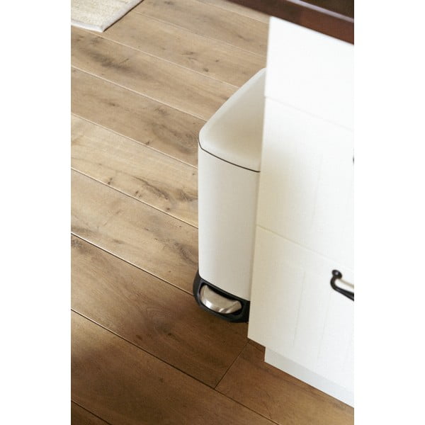 Krēmkrāsas tērauda atkritumu tvertne ar pedāli 12 l Design – Wenko-image-2