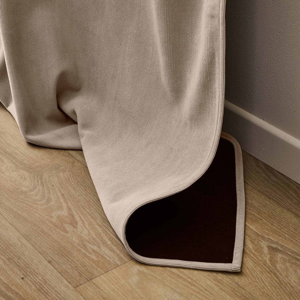 Brūns velveta siltumizolējošs aizkars 140x260 cm Madison – douceur d'intérieur-image-4