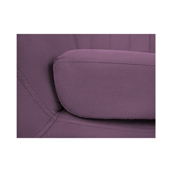 Violets divvietīgs dīvāns Mazzini Sofas Toscane, melnas kājas-image-4