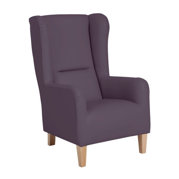 Max Winzer Bruno violets ādas imitācijas krēsls