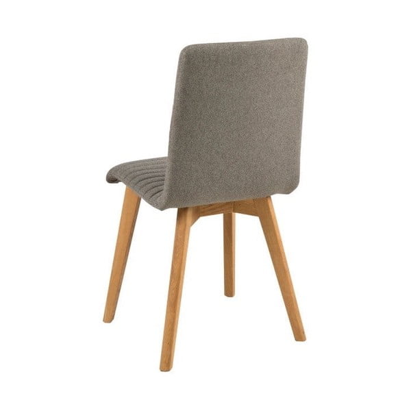 2 gaiši pelēku ēdamistabas krēslu komplekts Actona Arosa -image-2