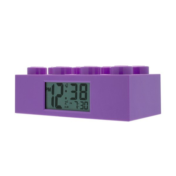 Violets pulkstenis ar LEGO® Brick modinātāju-image-4