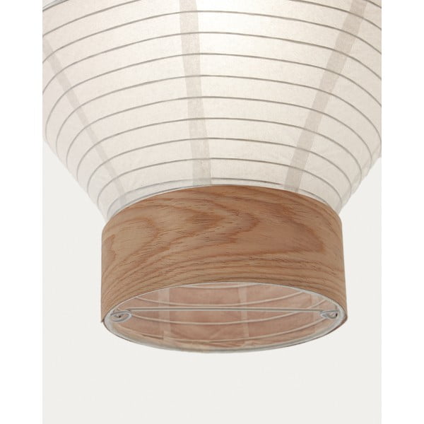 Balts abažūrs ø 30 cm Hila – Kave Home-image-4