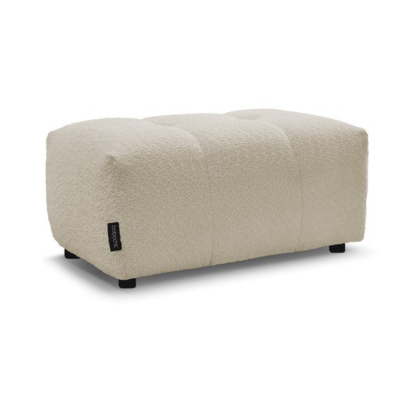 Bēšs kāju soliņš no buklē auduma Roxelane – Bobochic Paris-image-3