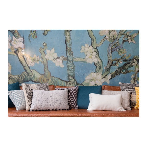 Zils spilvens ar pildījumu Zuiver Monty, 45 x 45 cm-image-2