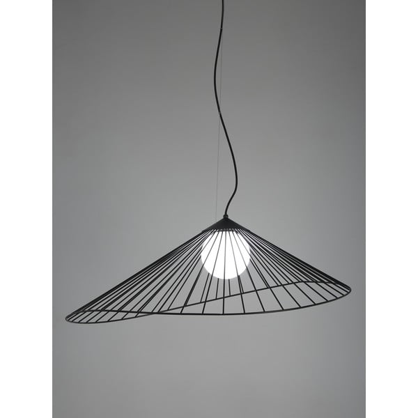 Melna griestu lampa Westwing Collection Silvan-image-1