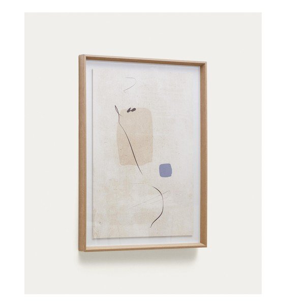 Ar rokām apgleznota glezna ar rāmi/uz audekla 50x70 cm Sormi – Kave Home-image-2