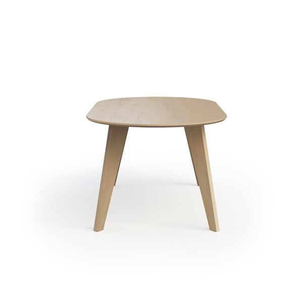 Dabīga toņa ēdamgalds ar ozolkoka imitācijas galda virsmu 100x180 cm Lago – TemaHome-image-3