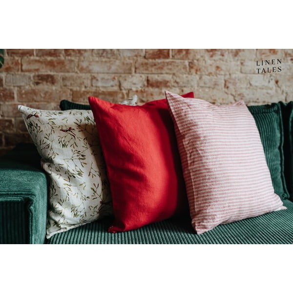 Spilvendrāna ar Ziemassvētku motīvu 40x60 cm – Linen Tales-image-2