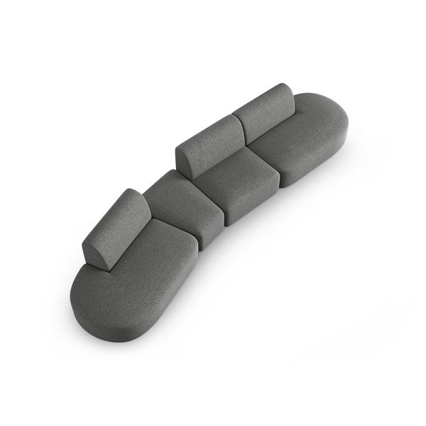 Pelēks dīvāns 412 cm Shane – Micadoni Home-image-2