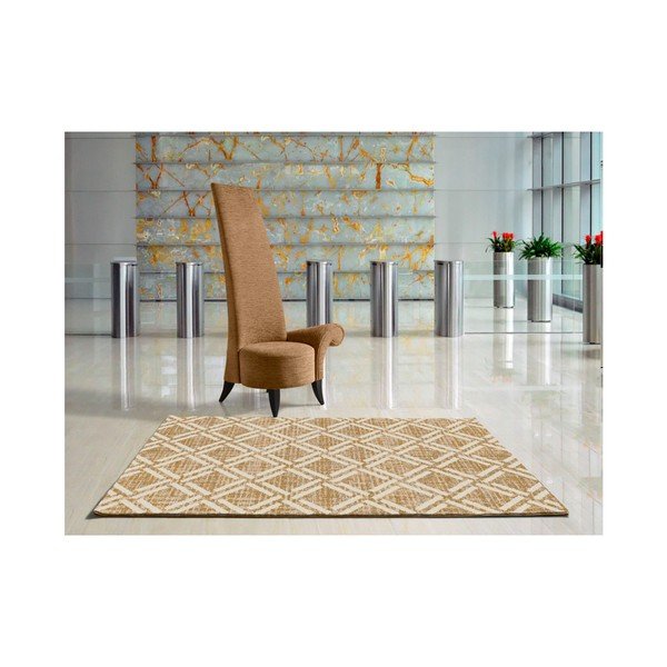 Brūns un bēšs paklājs Universal Bukit Beige, 140 x 200 cm-image-1