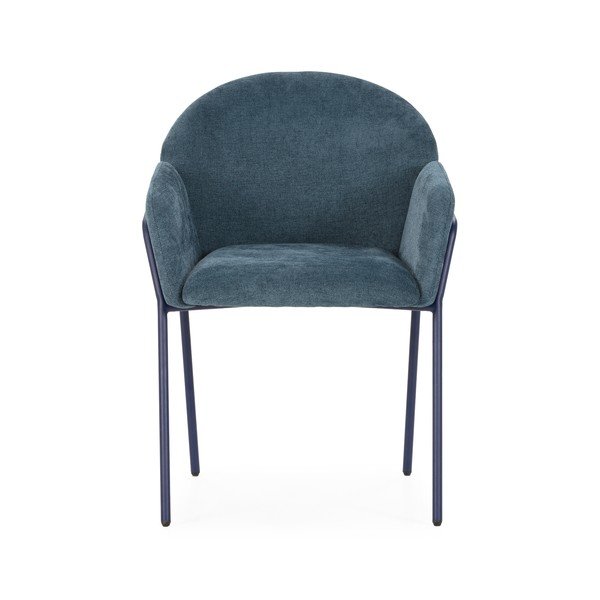 Zili polsterēti ēdamistabas krēsli (2 gab.) Aslin – MOME-image-3