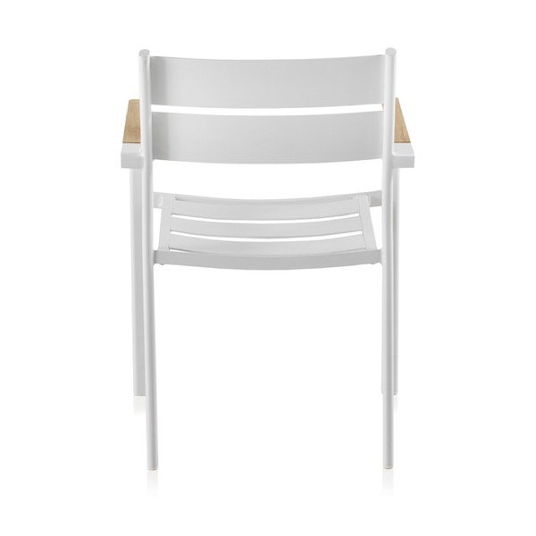 Balts dārza krēsls ar tīkkoka zosīm Giulia, platums 56 cm-image-1